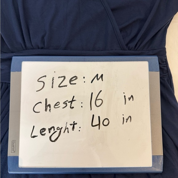 Grecerelle Women's Summer Dress Wrap V-Neck Ruffle Short Sleeve Casual Solid M - Picture 7 of 7